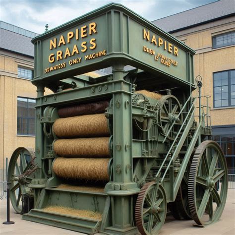 Napier Grass Press Roll for Dewatering - Napier Grass
