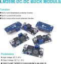 shockley LM2596 & XL6009 DC Buck Boost Converter Module COMBO (2 Pc ...