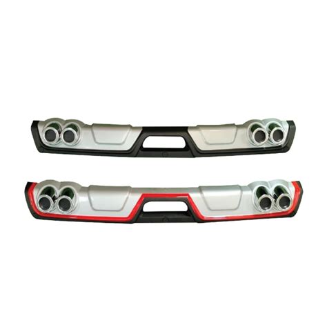 KMH Rear Diffuser for Tata Nexon (Red Line) – CARPLUS