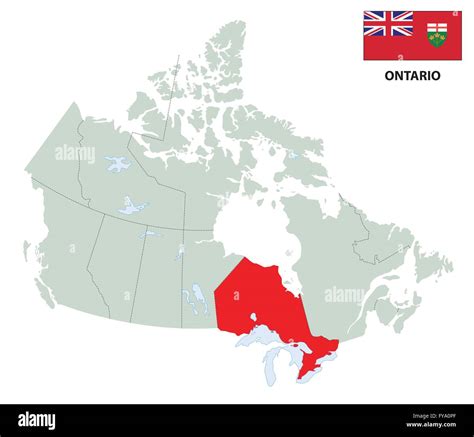 Ontario map hi-res stock photography and images - Alamy