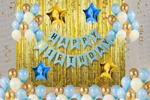 AMEX STORE Happy Birthday Decorations Kit / Items | Birthday Theme ...