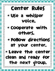 Image result for Learning Center Rules
