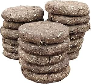Corofitam Natural Brown Havan Cow Dung Cake/Uple/Kande and Navgrah ...