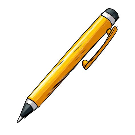 School Materials Clipart Cartoon Ballpen, Pen, School, Material PNG ...