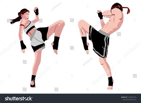 Traditional Muay Thai Stance