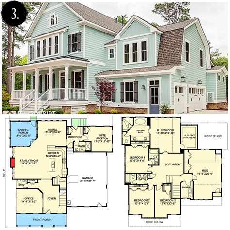 10 modern farmhouse floor plans i love – Artofit