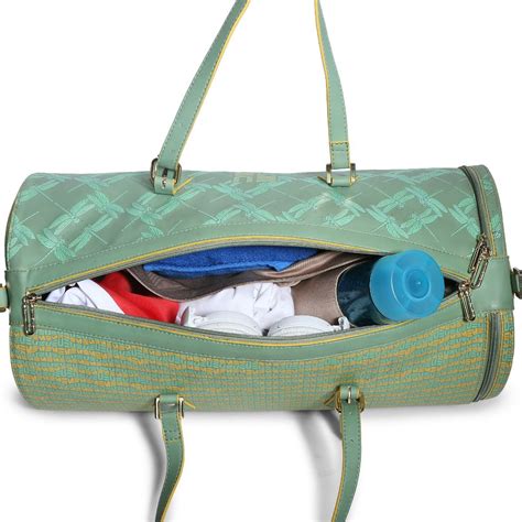 Buy EUME Chopper Travel Duffle Bag Vegan Leather Dragonfly Basil Green ...