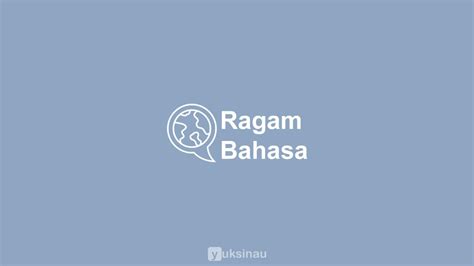 ragam ragam bahasa indonesia