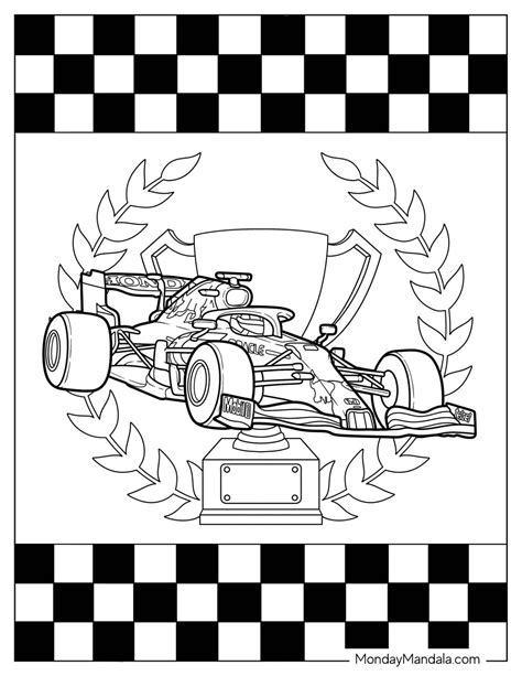 20 F1 Coloring Pages (Free PDF Printables)