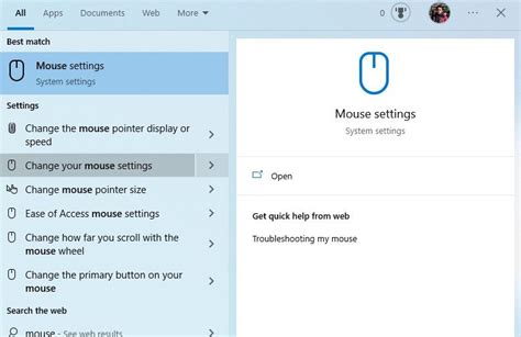 Image result for Cursor Control Settings