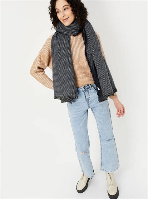 Buy Women Woven Muffler Online at just Rs. 799.0 - 1000014301788 | Max ...