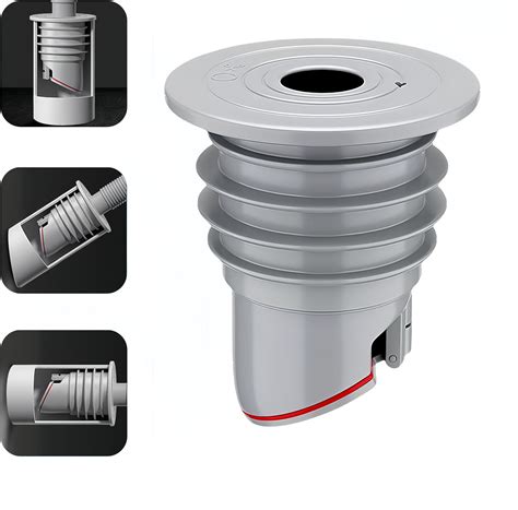 COLDDD Washing Machine Drain Hose Seal, Anti-Odor Floor Drain Plug ...