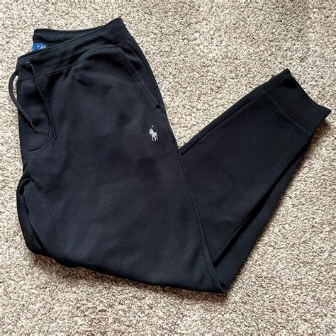 Polo Ralph Lauren Men's Black Joggers-tracksuits | Depop