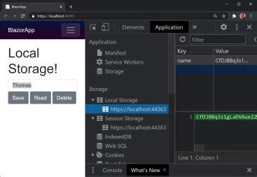 Local Storage Blazor 的图像结果