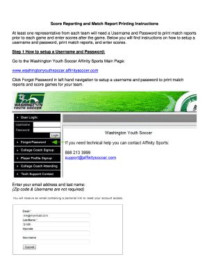 Fillable Online spokanesoccerclubshadow Score Reporting and Match ...
