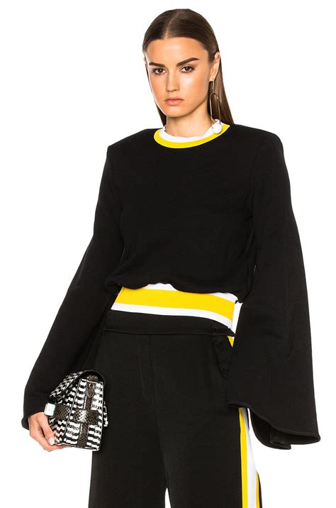 Ellery Immortal Top in Black & Yellow | FWRD