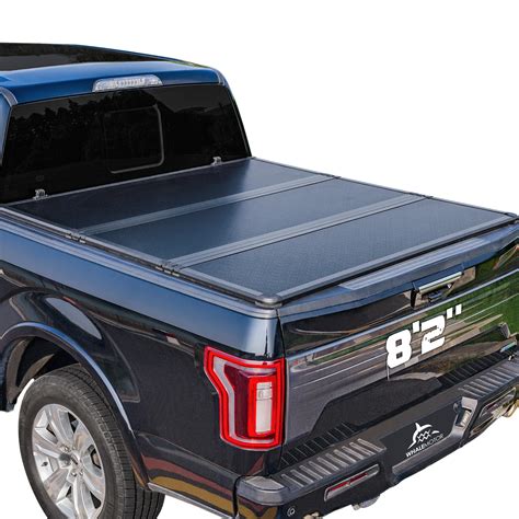 Hard Folding Truck Bed Tonneau Cover Compatiable with Ford Super Duty 8.2 FT Long Box, 1999-2025 ...