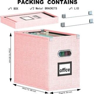 Image result for Decorative File Storage Box