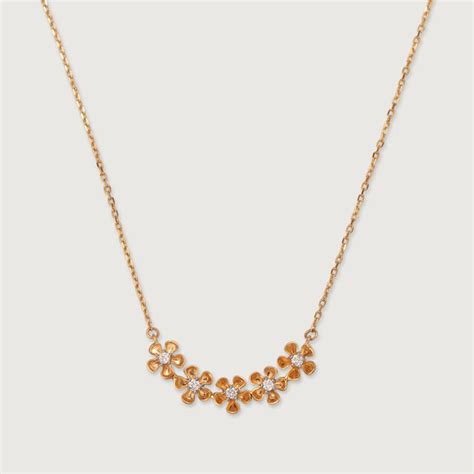 Lumina Blossom 14KT Gold & Diamond Necklace