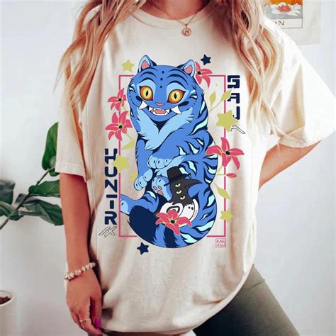 Kpop Demon Hunters Tiger Shirt Cute Kpop Demon Hunters Huntrix Fan ...