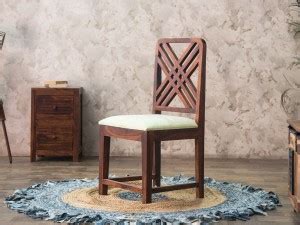 Allie Wood Rosewood ( Sheesham ) Solid Wood Dining Chair Price in India ...