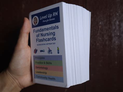 Fundamentals of Nursing Flashcards from Level Up RN, Hobbies & Toys ...