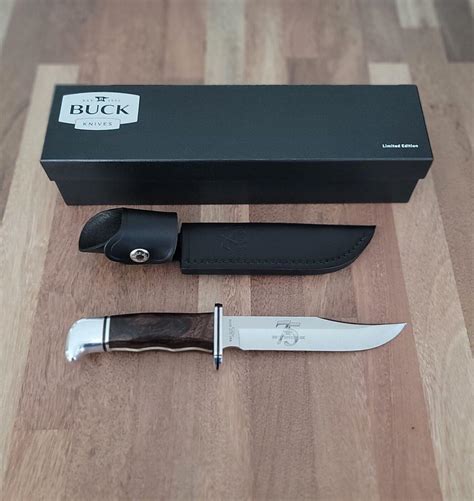 BUCK KNIVES 119 SPECIAL 75TH NO FULLER IRONWOOD KNIFE - CUSTOM JOE ...