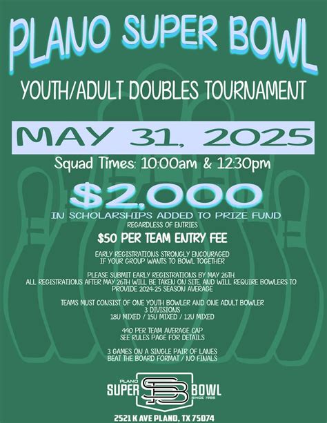 Youth/Adult Doubles Tournament - Limited Open Play to VIP only | Plano ...