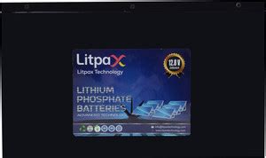 Litpax 12V-200 AH Lfp Inverter Battery With Smart BMS Lithium Solar ...