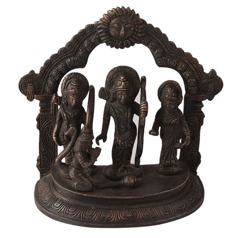 Brass Ram Darbar Statue for Worship