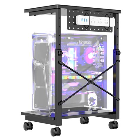 Snapklik.com : PUTORSEN PC Tower Stand, Height Adjustable Computer ...