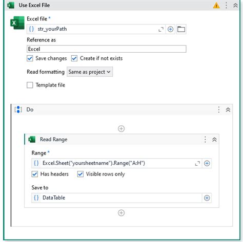 UiPath Excel Tutorial 的图像结果