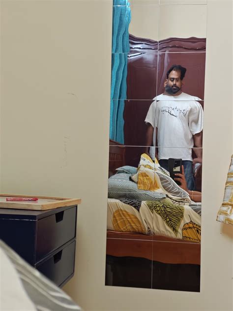 Buy WAKAI VISUAL Square Mirror Wall Stickers, 15 x 15 cm, 10 Pieces ...