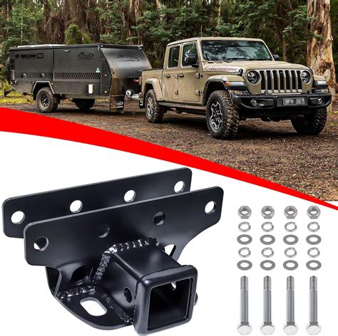 Amazon.com: Jeep Gladiator Trailer Tow Hitch | 2“ Receiver Hitch for All Jeep Gladiator | Heavy ...