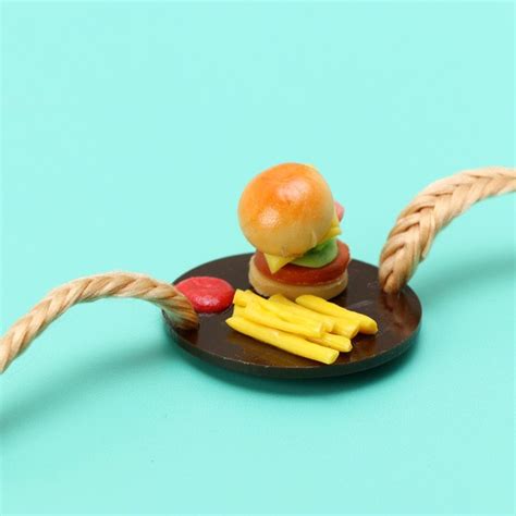 Burger & Fries Rakhi For Kids | CakeGift.in