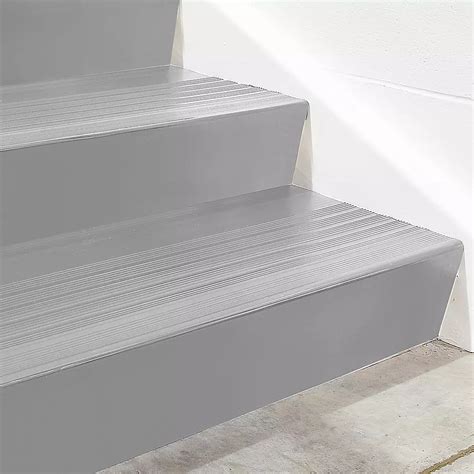 Stair Tread Risers - Vinyl, 72 x 7", Gray H-5197GR - ULINE