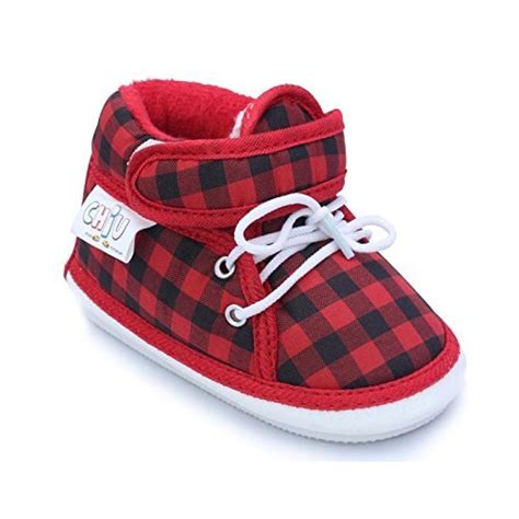 Buy CHIU Chu-Chu Checks Pattern with Strap & Lace Baby Boys & Girls ...