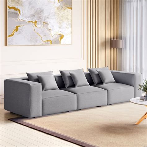 Buy Mills Fabric 3-Seater Sofa from Home Centre at just INR 69989.0