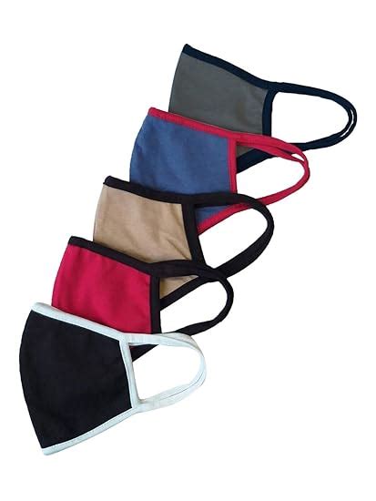 Aditi Wasan Unisex 3 Layer Cotton Hosiery Fabric Face Masks With Inner ...