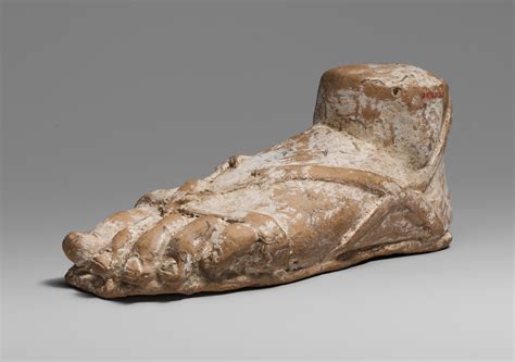 Terracotta left foot and ankle with sandal | Greek, South Italian ...