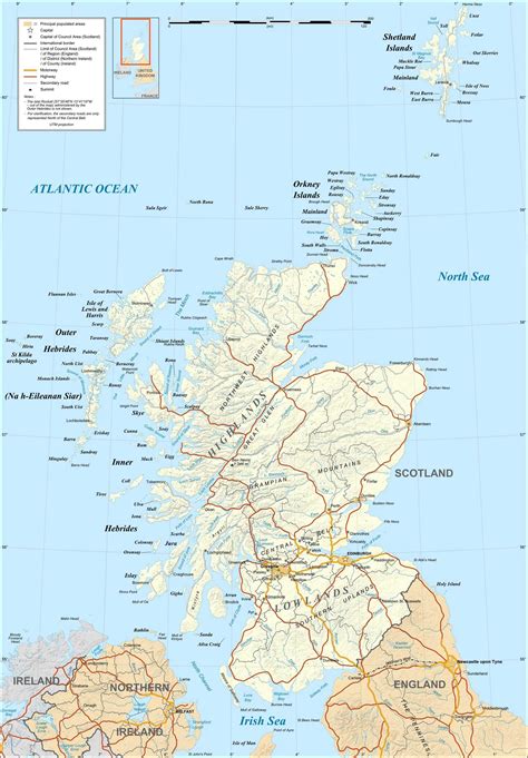 Image result for Scottish Map