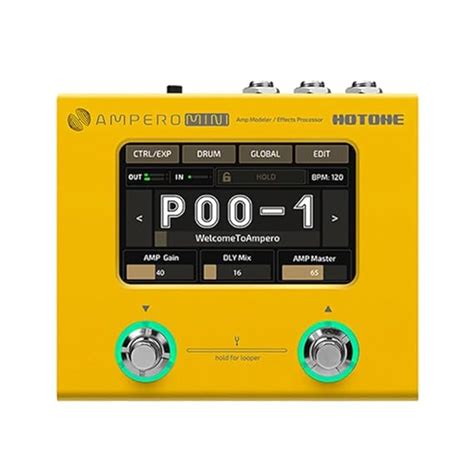 HOTONE MP-50MG AMPERO MINI AMP MODELER & MULTI-EFFECTS PROCESSOR ...
