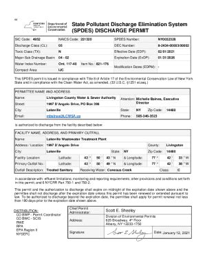 Fillable Online SPDES Permit Template - Municipal/PCI Fax Email Print ...