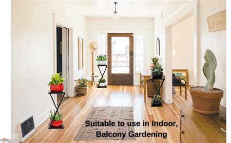 ARTERA™ Plant Stand, Metal Stylish New Z Shape X Shape Metal Planters ...