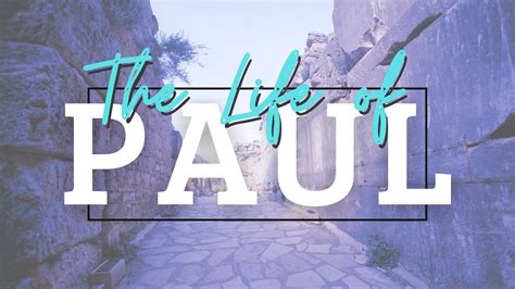 Paul the Persecuted - Appleton Gospel Church