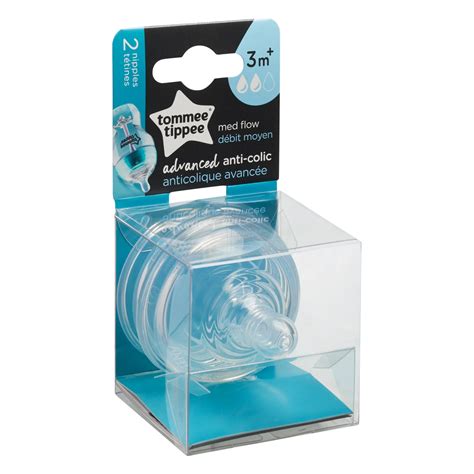 Tommee Tippee Nipples Anticolic Med Flow - Shop Nipples at H-E-B