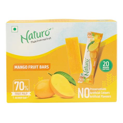 Naturo Mango Fruit Bars, 140g : Amazon.in: Grocery & Gourmet Foods