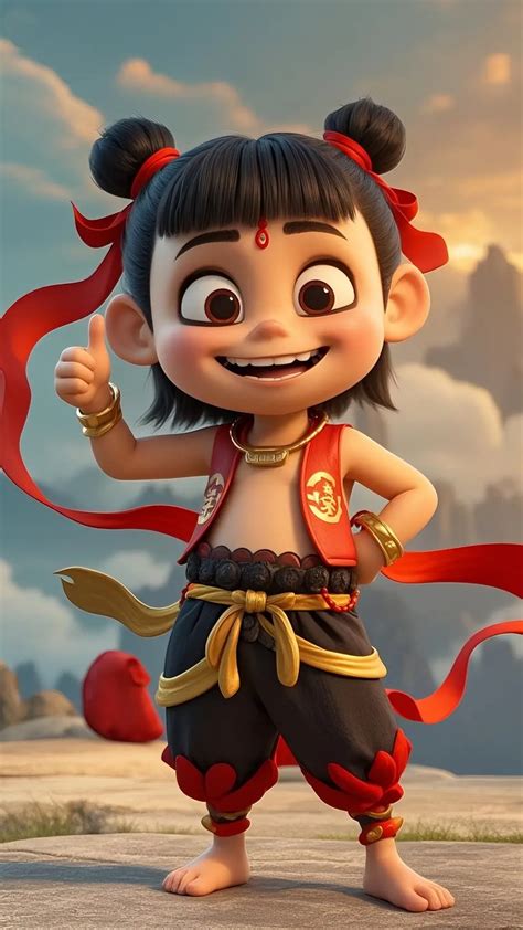 哪吒主角团壁纸4k超清全面屏 - 抖音