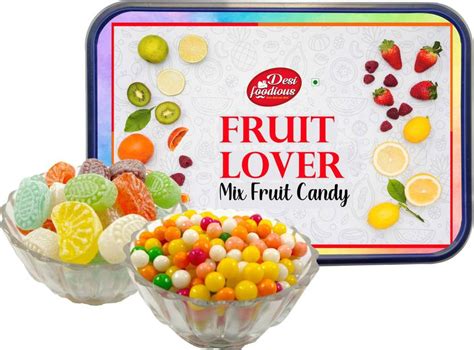 Desi foodious Combo of Mix Fruit Khatti Meethi Cnady & Colourful Mix ...
