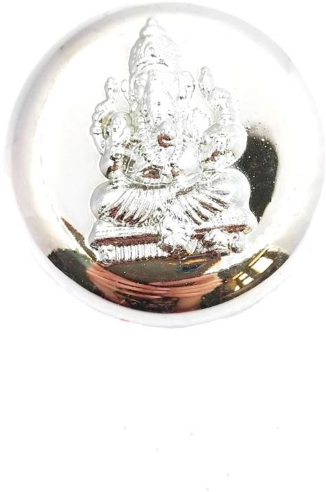 Raviour Lifestyle Golden Ganesh Print Sindoor Box Kumkum Box Dibbi ...